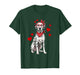 Dalmatian Valentines Day Dog Lover Heart T-Shirt