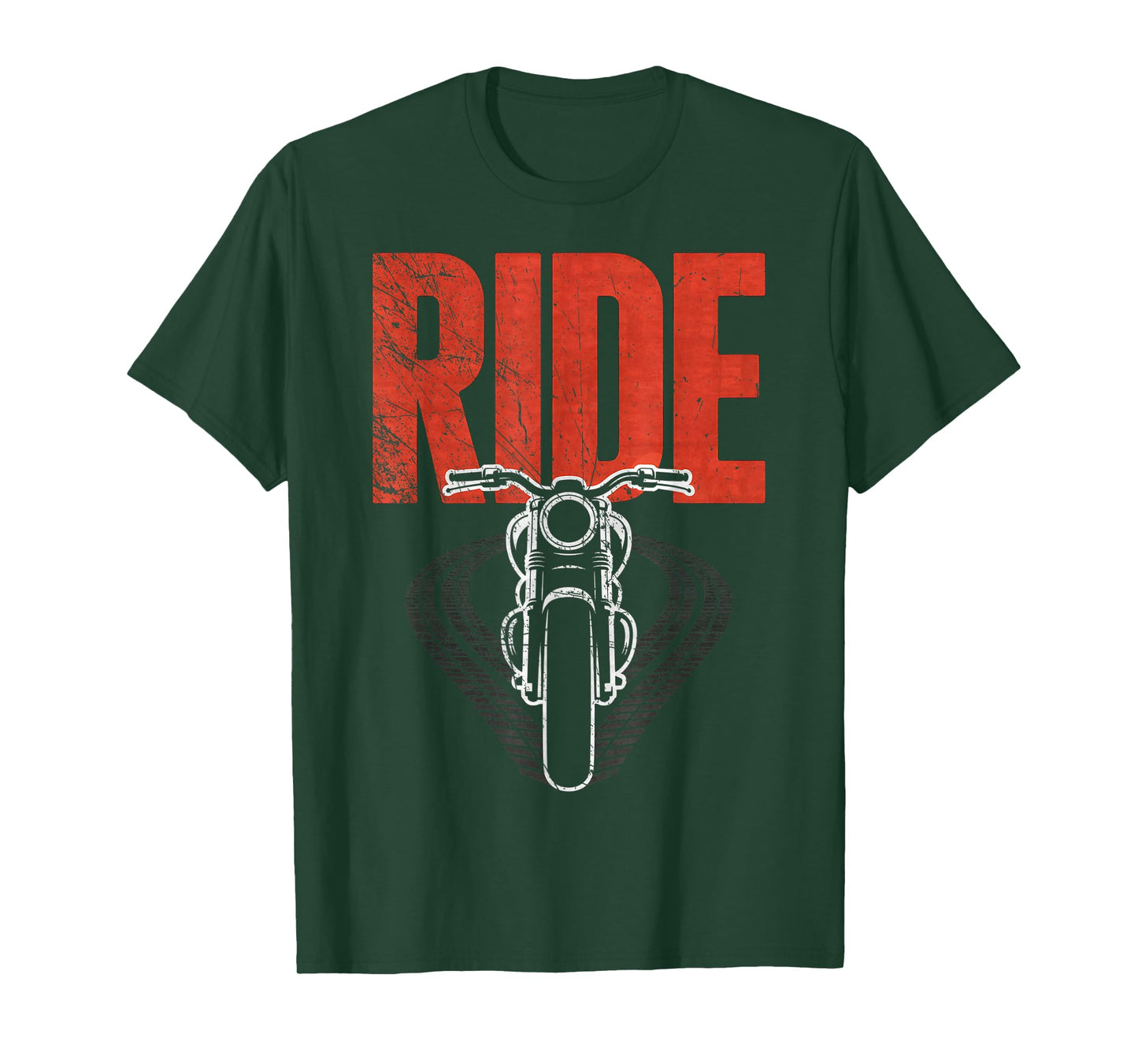 Vintage Ride Motorcycle Apparel - Motorcycling Lover T-Shirt