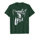 German Shepherd Face Silhouette Graphic Dog Mom Dad Lover T-Shirt