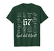 Vintage God Did It First 67 Six Seven Meme Christian Bible T-Shirt