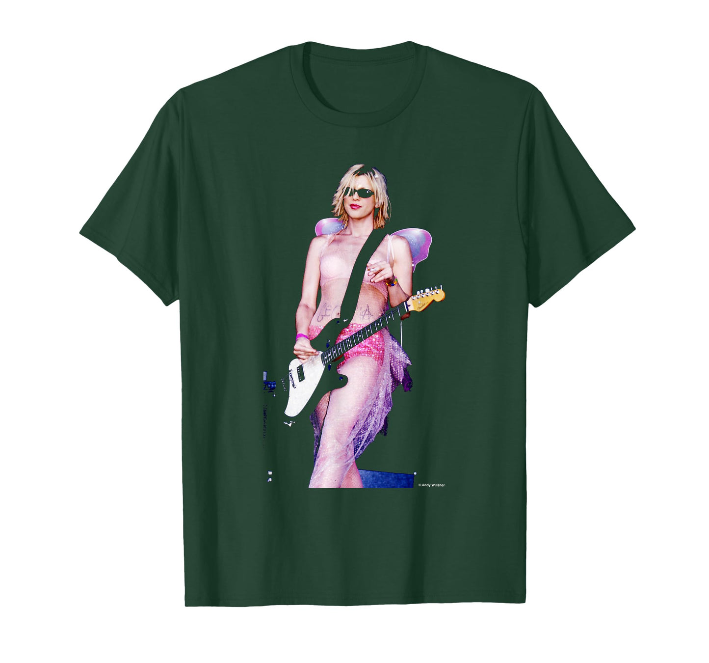 Hole Frontwoman Courtney Love Glastonbury 1999 Andy Willsher T-Shirt