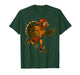Thanksgiving Turkey Playing Football Men Boys Kids Funny T-Shirt