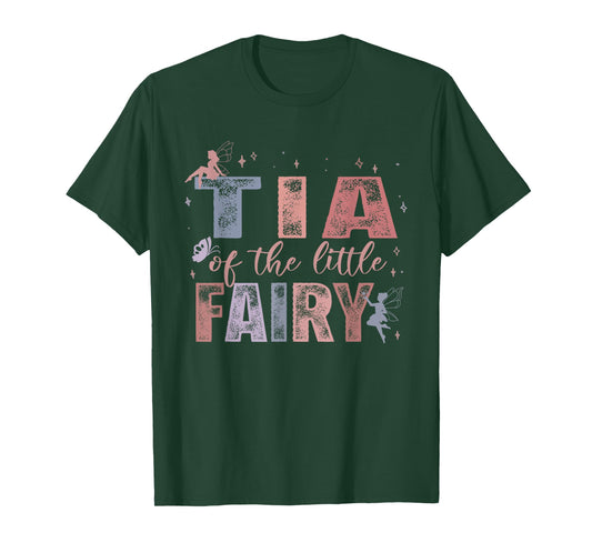 Tia of The Little Fairy 1St Birthday Girl Fairytale T-Shirt