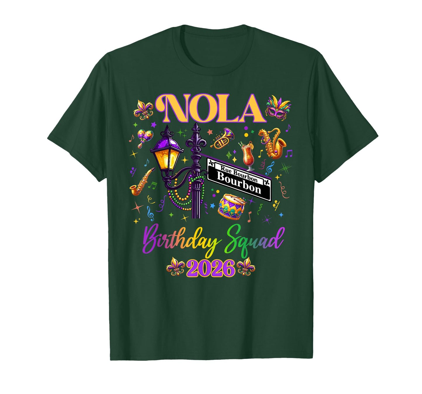 New Orleans Nola 2026 Girls' Birthday Bachelorette T-Shirt