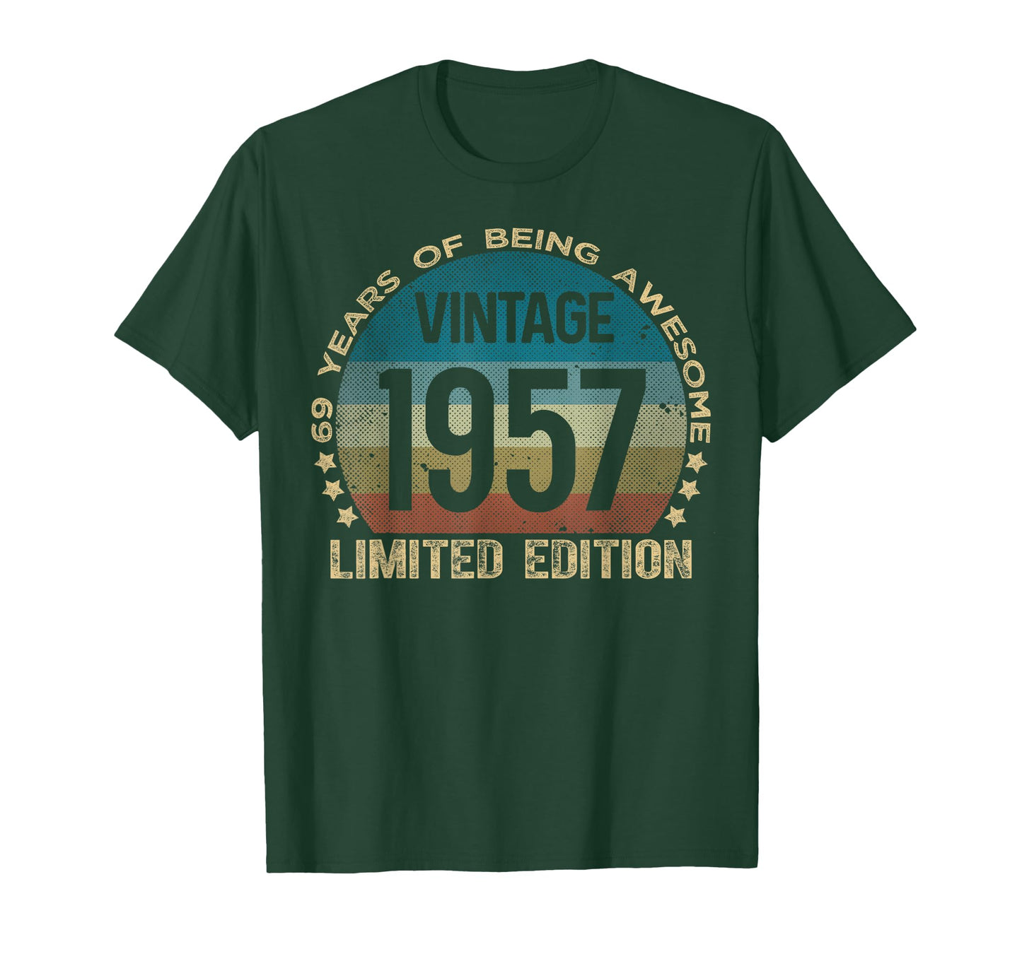 69 Year Old Gifts Vintage 1957 Limited Edition 69th Birthday T-Shirt