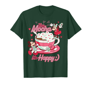 Disney Mickey & Minnie Valentine's Day You Mocha Me Happy T-Shirt