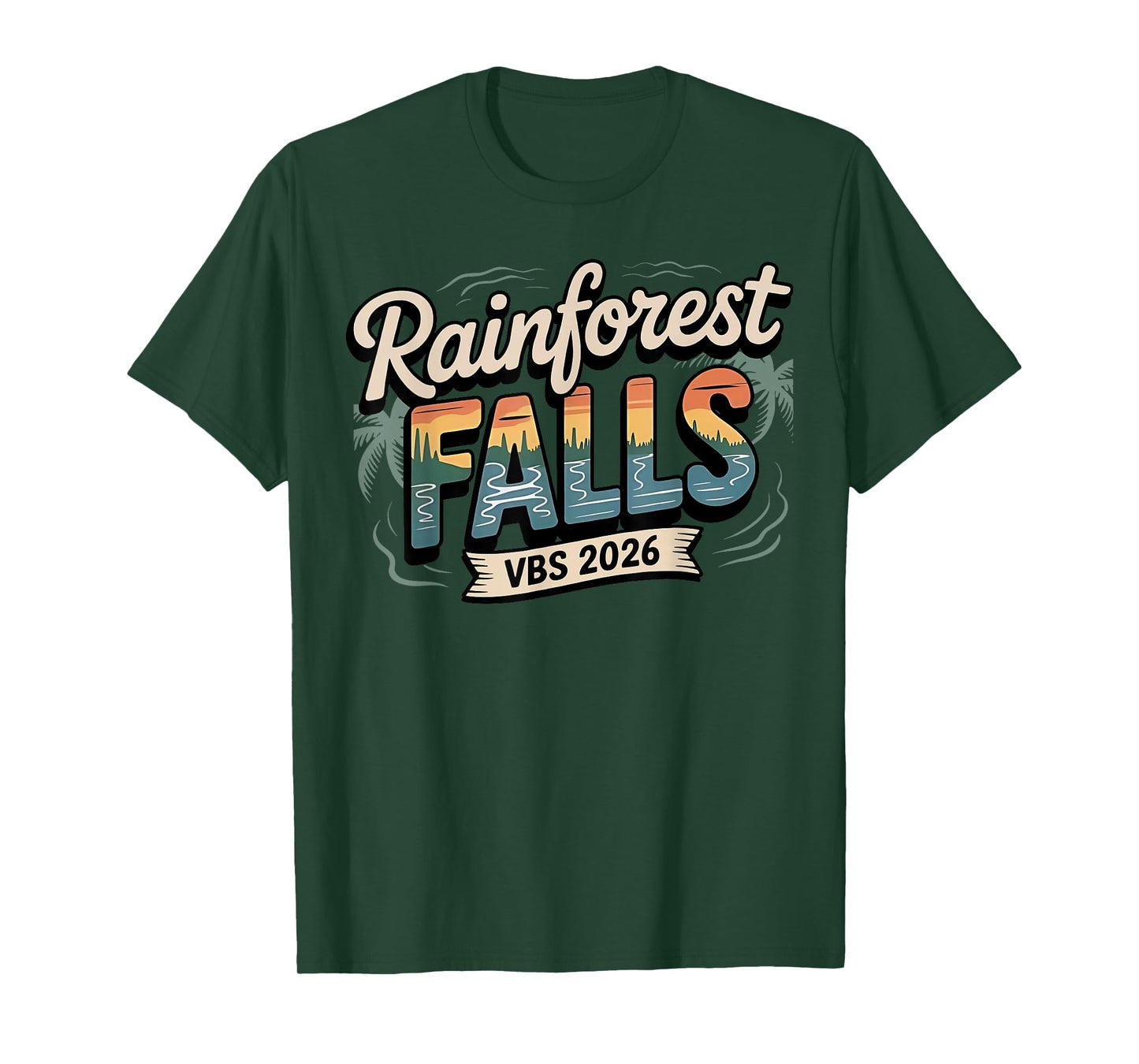 Rainforest Falls VBS 2026 Vacation Bible School Christian T-Shirt