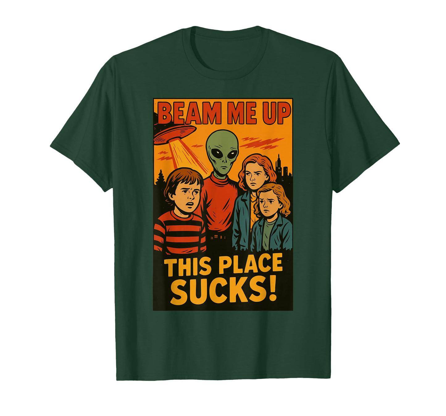 Beam Me Up This Place Sucks T-Shirt