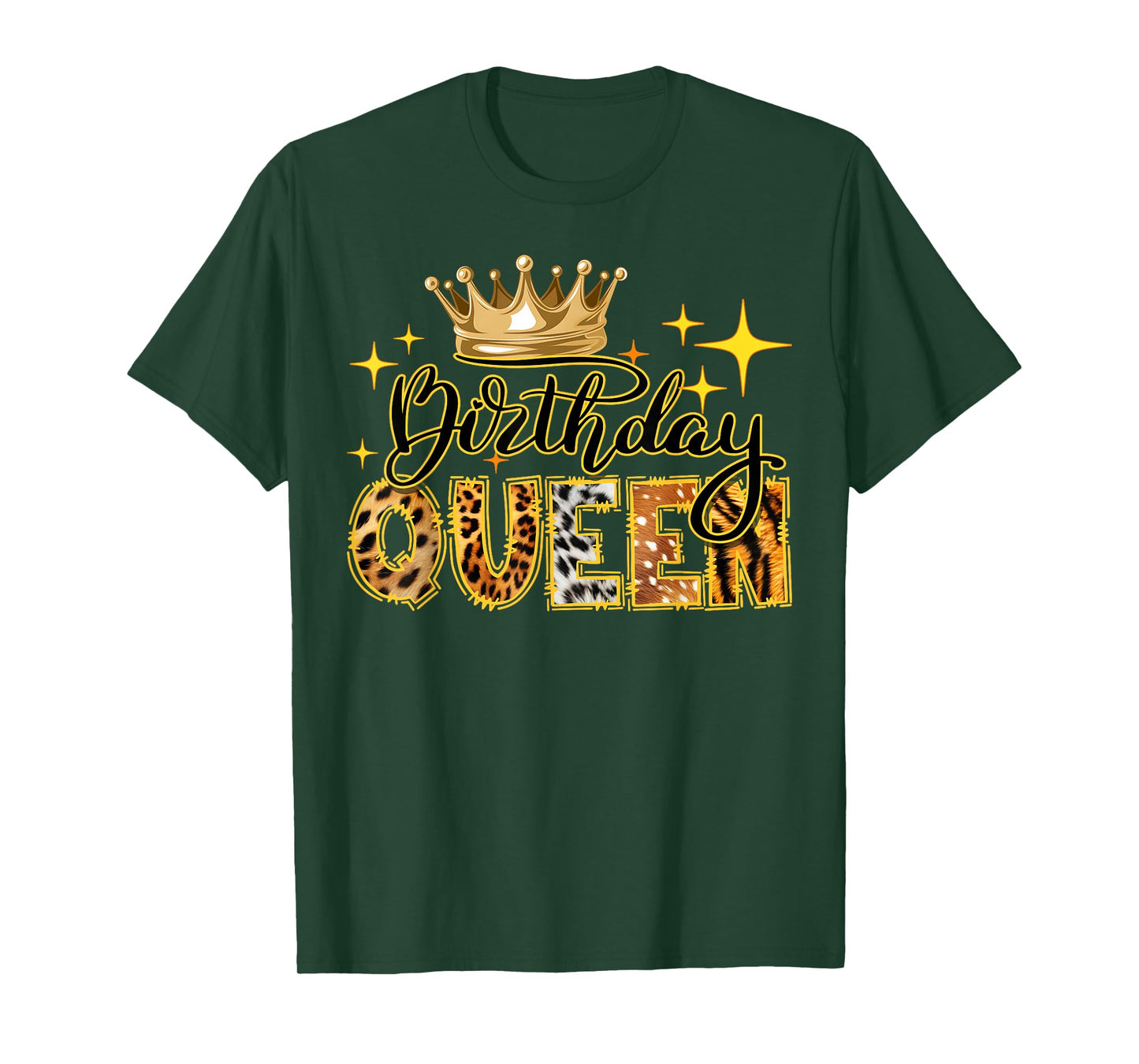 Birthday Queen Shirt Ladies American Afro Girls Women Party T-Shirt