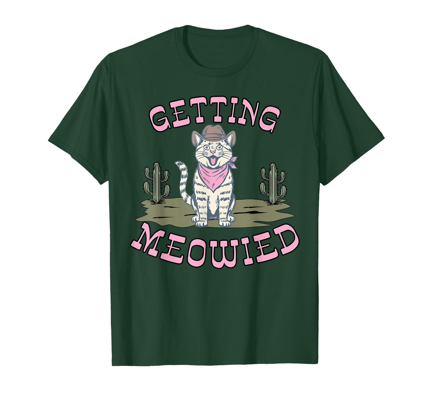 Funny Cat Bachelorette Getting Meowied Bridal Party Bride T-Shirt
