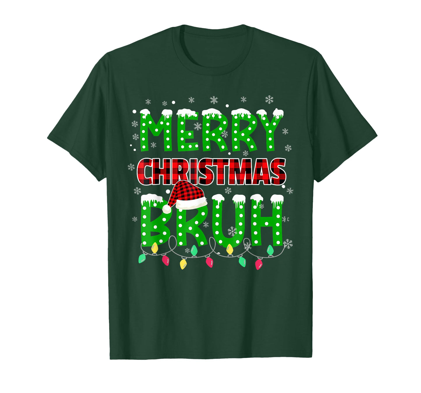 Bruh Christmas Kids Teens Boys Funny Christmas Humor Meme T-Shirt