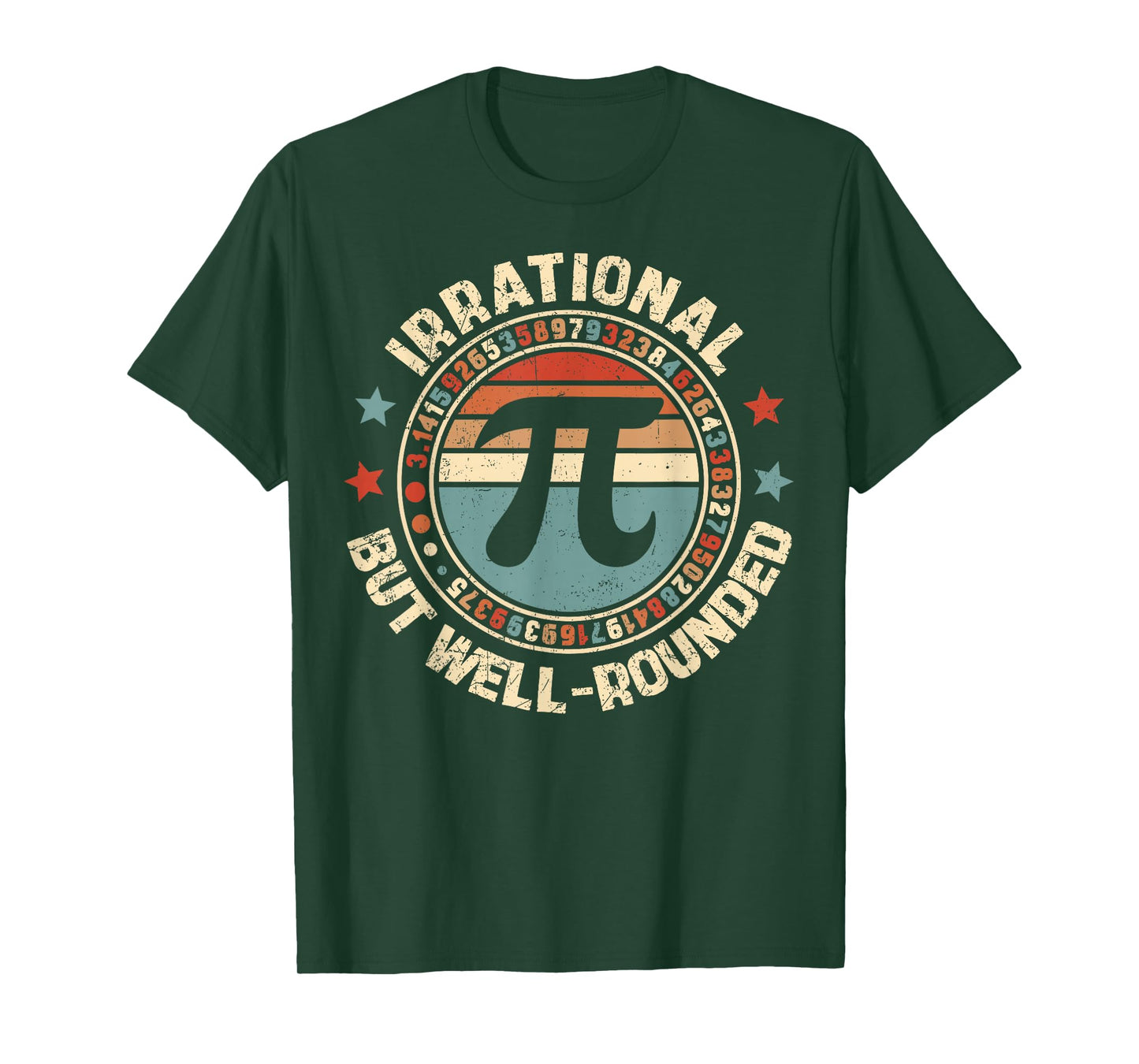 Irrational But Well Rounded Pi Day 3.14 Teacher Women Girl T-Shirt
