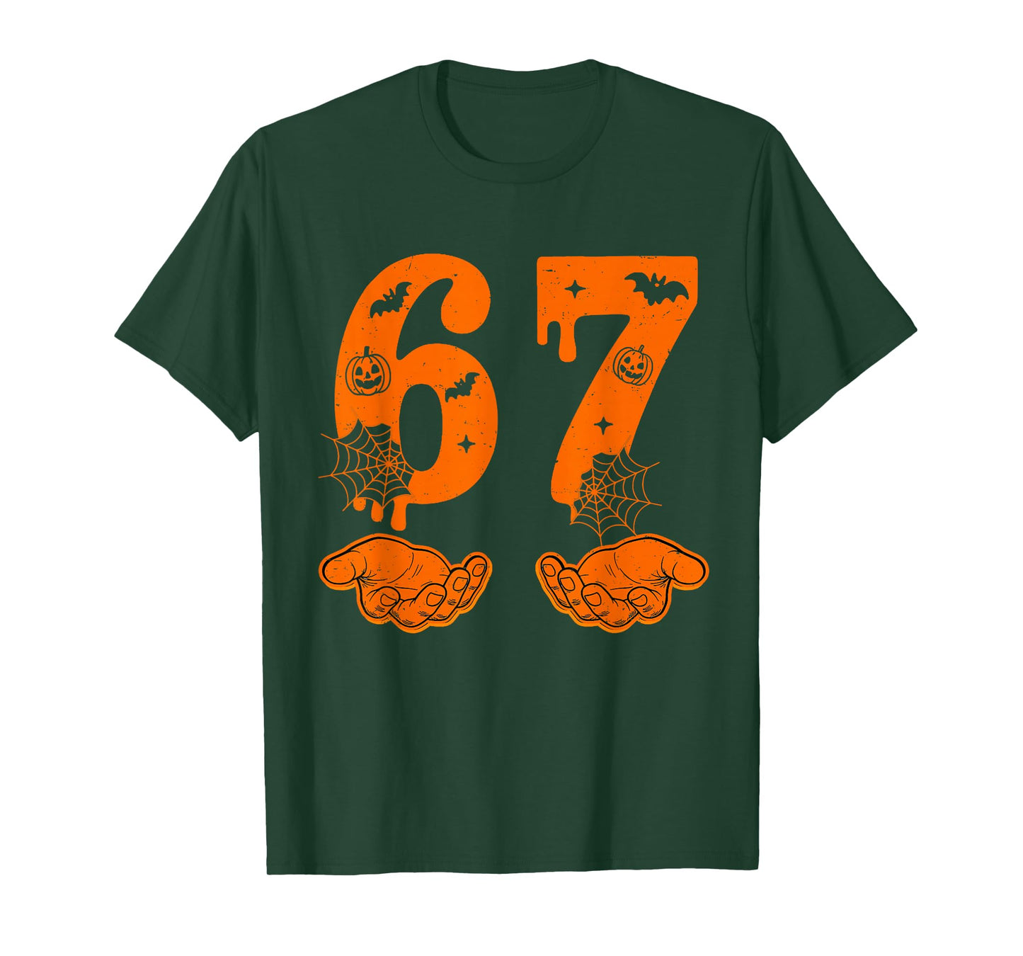 Number 67 Matching Six Seven 6 7 Meme 6 7 Halloween Costume T-Shirt