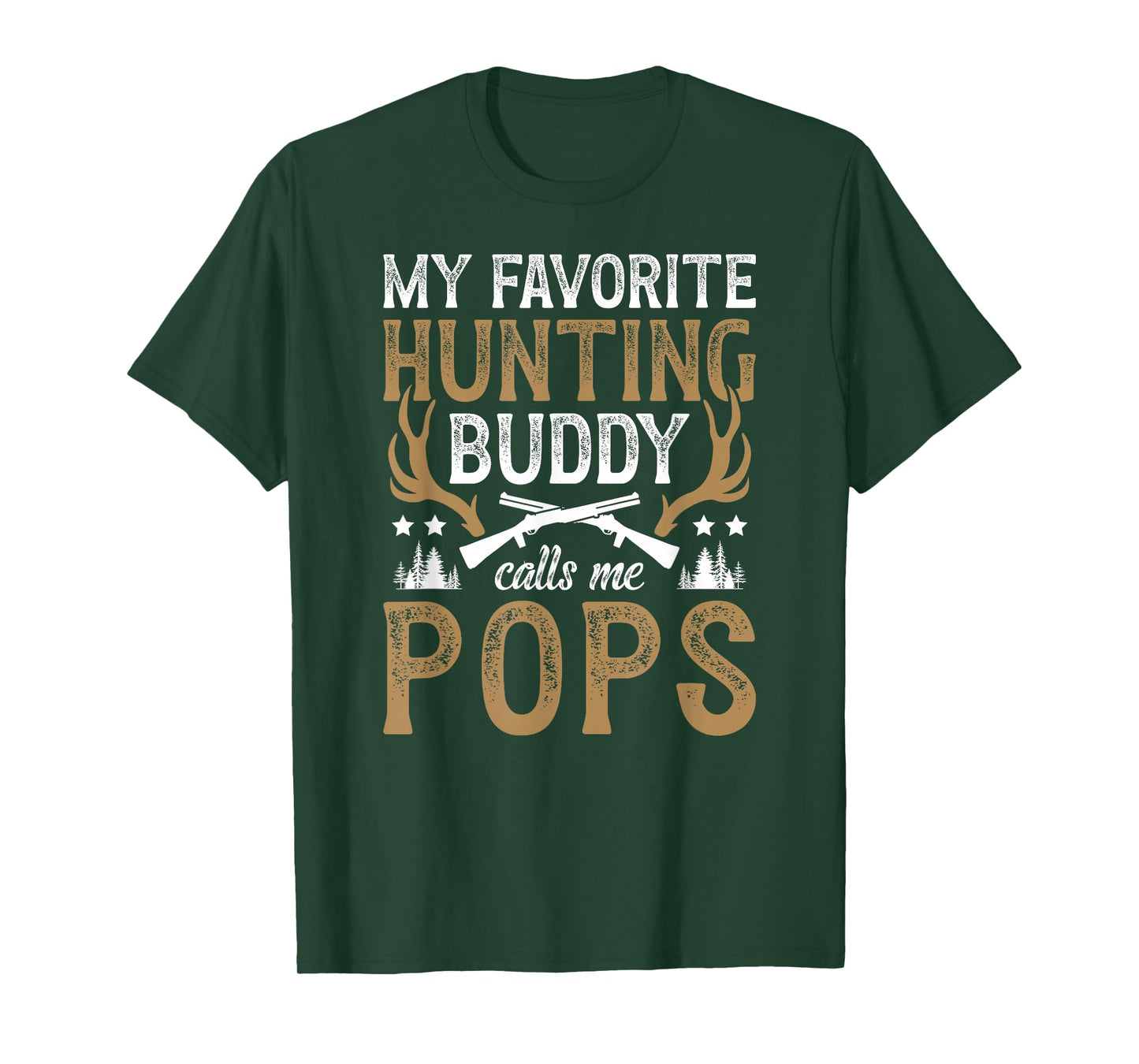 My Favorite Hunting Buddy Pops and Grandson T-Shirt