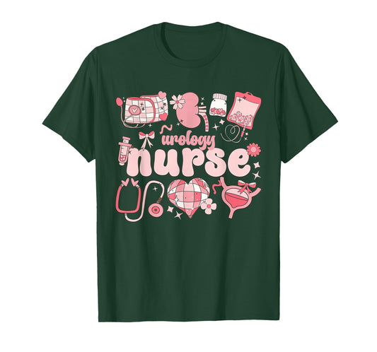 Urology Nurse Valentines Urologist Nephrologist Kidney Squad T-Shirt
