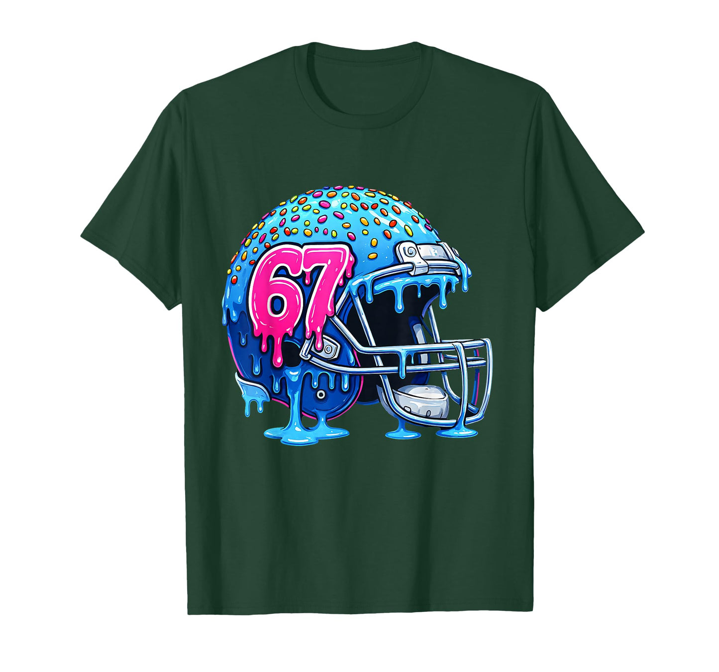 Six Seven Football Drip T-Shirt