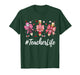 Teacher Valentine Coquette Bow Teacher Valentines Day T-Shirt
