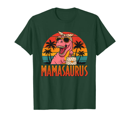 Mamasaurus Funny T Rex Dinosaur Mother's Day T-Shirt