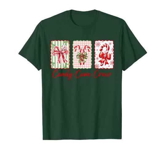 Candy Cane Crew Christmas Xmas Love Candy Girls Kids T-Shirt