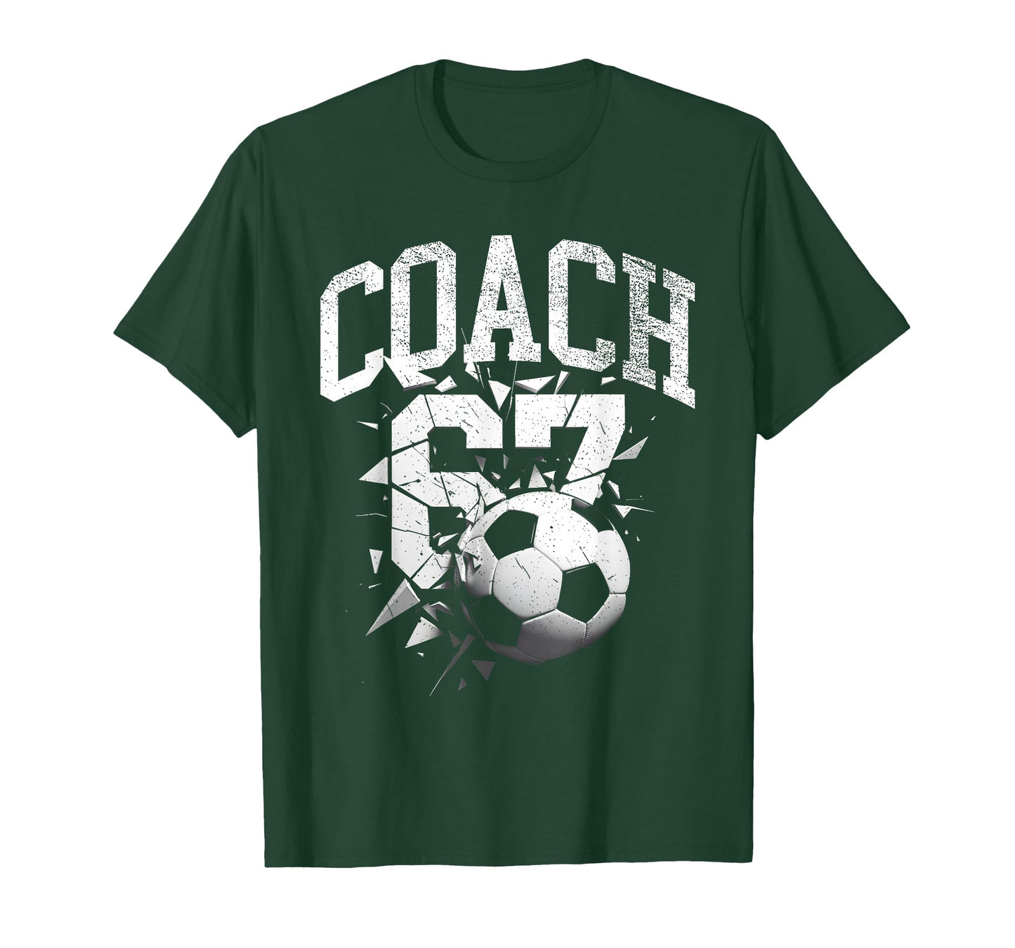 67 Six Seven Coach Soccer Gen Alpha Brainrot Meme T-Shirt