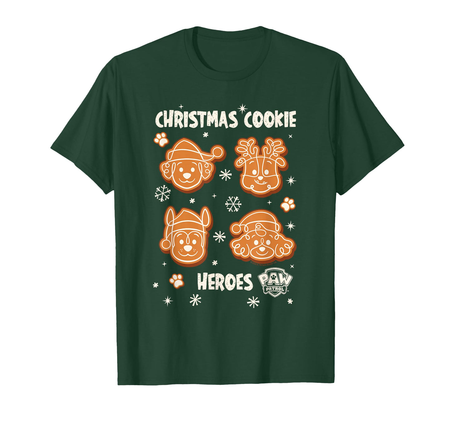 PAW Patrol Christmas Cookie Heroes T-Shirt