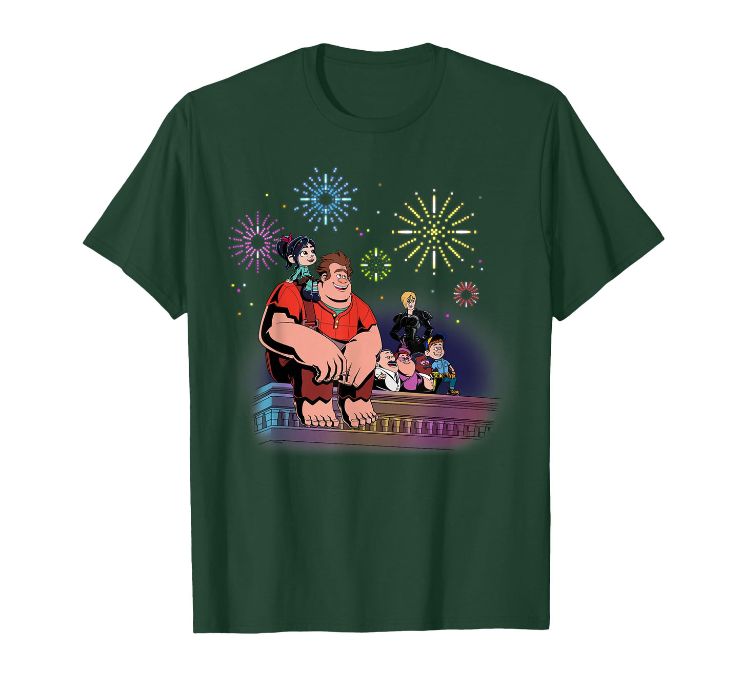 Disney Wreck-It Ralph & Friends New Year's Eve Fireworks T-Shirt