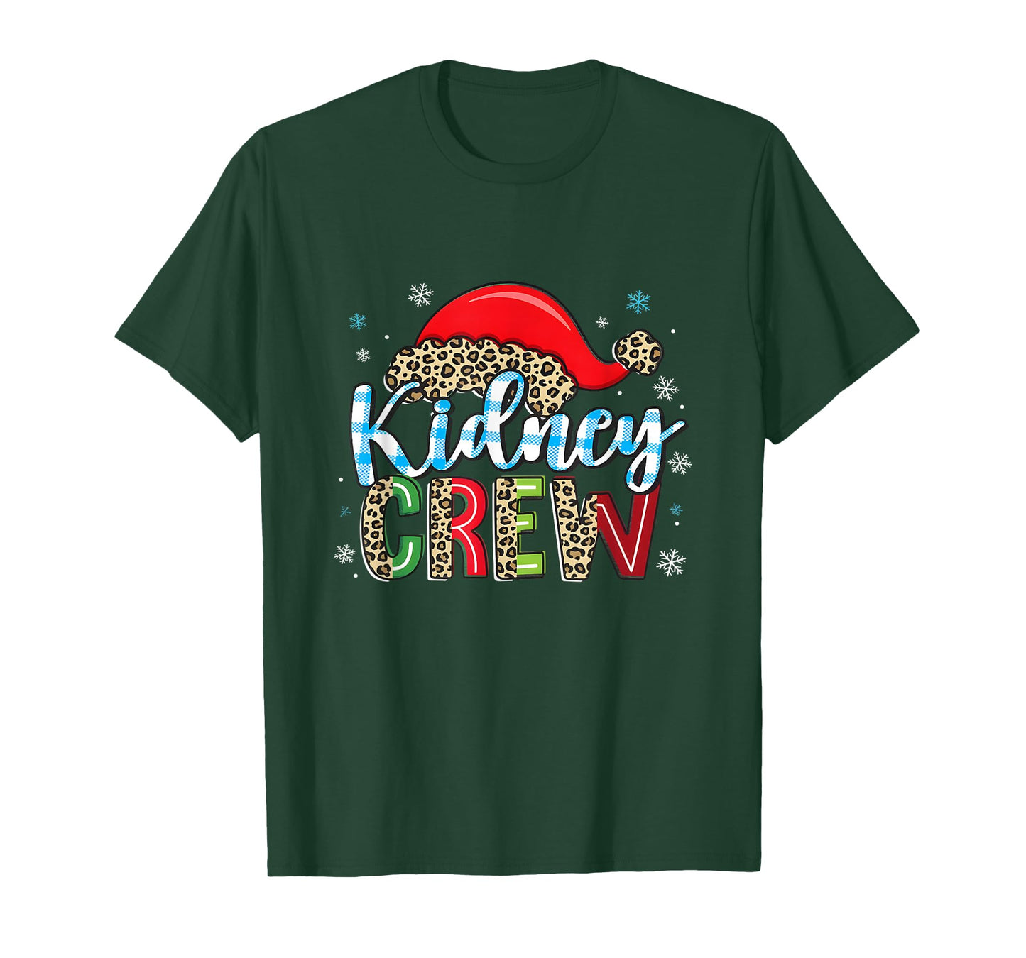Kidney Crew Christmas Shirt Nephrology & Dialysis Nurse Crew T-Shirt