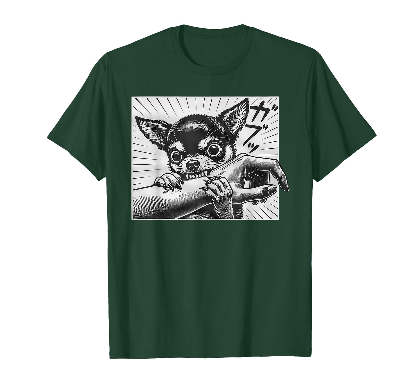 Chihuahua Dog Bite Funny Chihuahua Lover T-Shirt