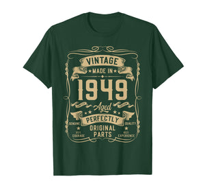 Vintage 1949 77yr 77th Birthday Gifts for Men 77 Years Old T-Shirt