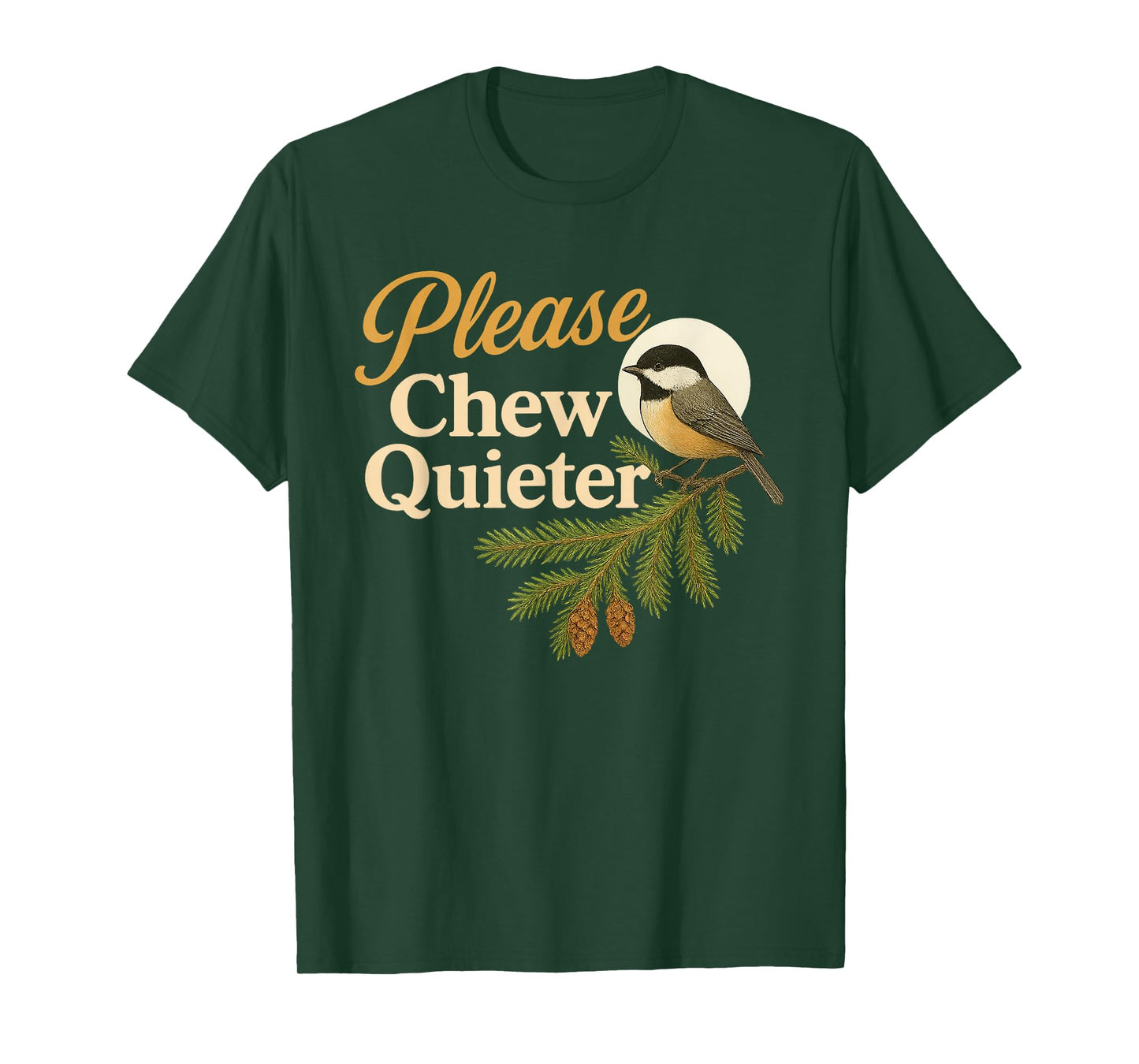 Funny Vintage Bird Nature Illustration T-Shirt