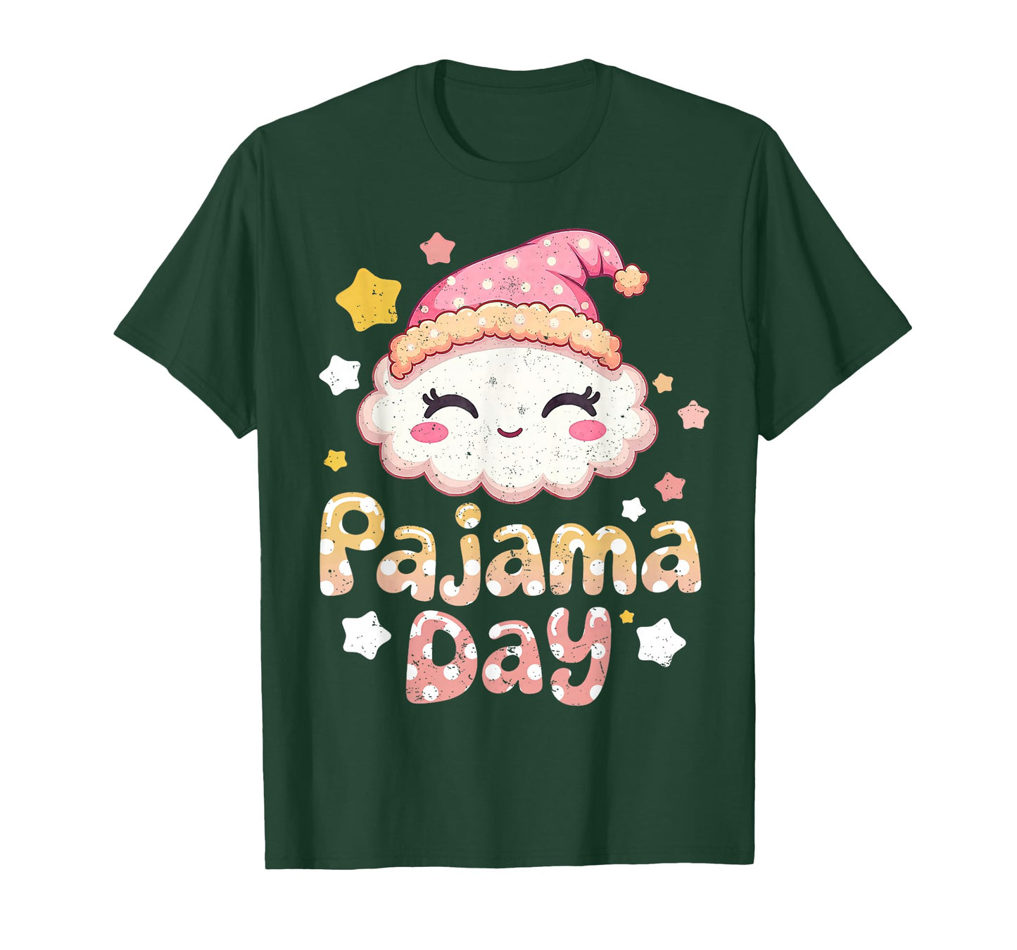 Pajama Day School Spirit Week Cute Cloud Teacher Student T-Shirt