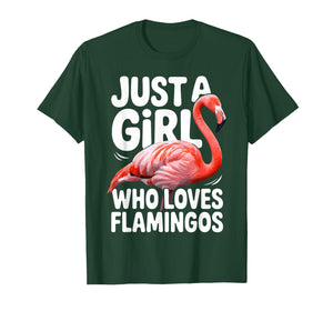 Flamingo Art for Women Girls Zoo Pink Bird Flamingo Lovers T-Shirt