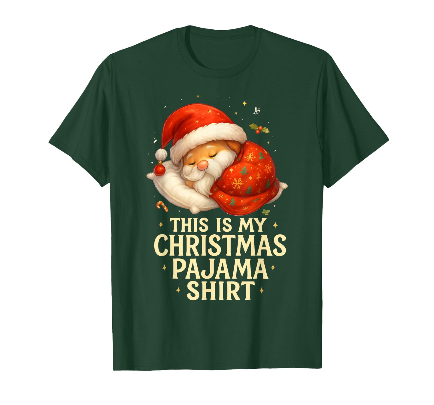 Christmas Gnome Christmas Pajama Xmas T-Shirt
