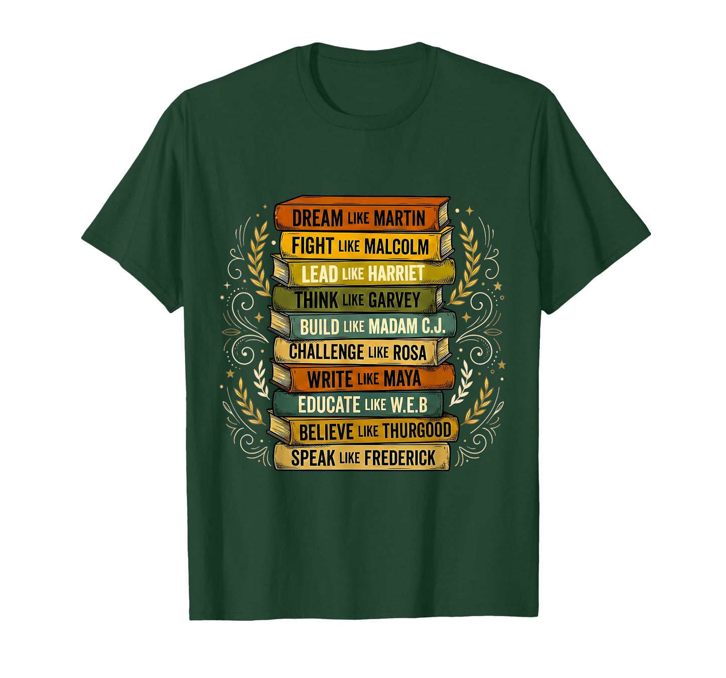 Black History Month Black Leaders African American Teachers T-Shirt