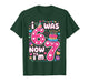 7th Birthday Girl I was 6 Now I'm 7 Years Old Girls Birthday T-Shirt