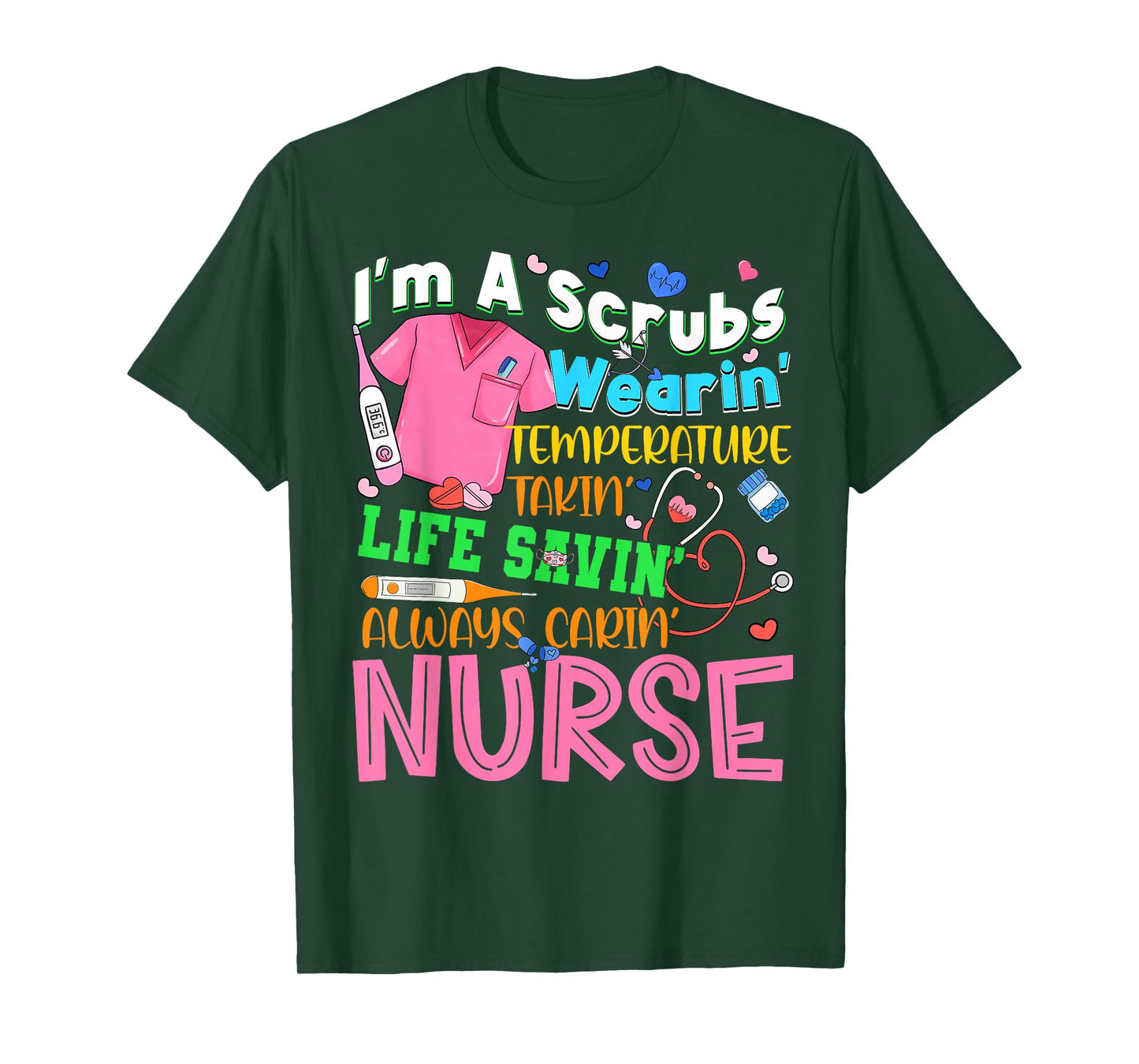 Nursing Nurse Job Definition Love Nursing School Girl Women T-Shirt
