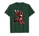 Skiing Sausage Dog Mountain Winter Goggles Style T-Shirt
