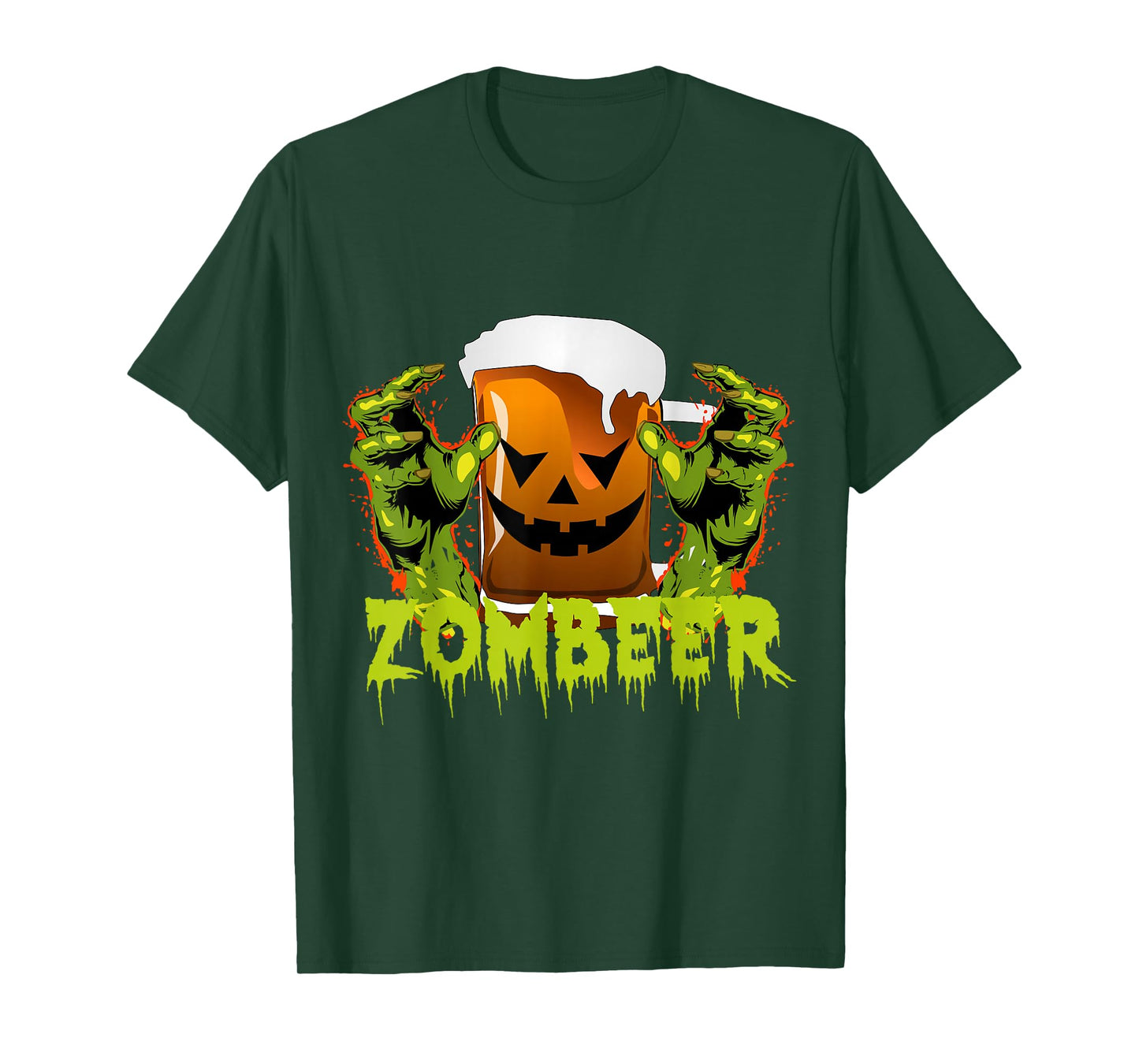 Adult Mr Teenager Beer Zombie Zombeer Drinking Alcohol T-Shirt