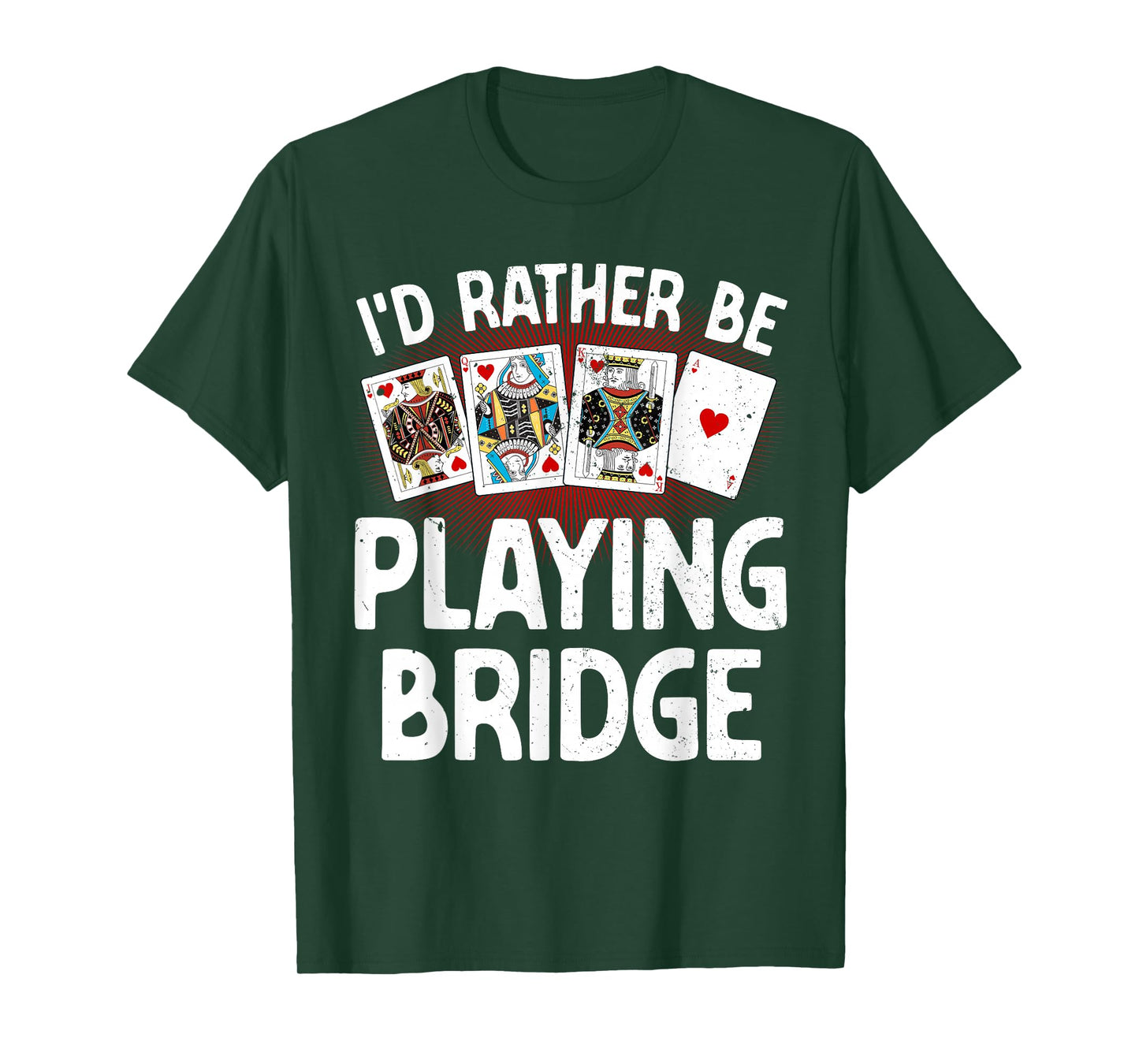 Bridge Art for Men Women Bridge Card Players Bridge Lover T-Shirt