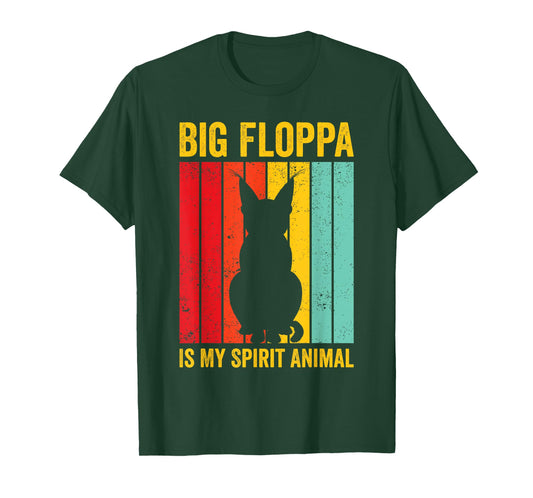 Big Floppa Caracal Retro Big Floppa is My Spirit Animal T-Shirt