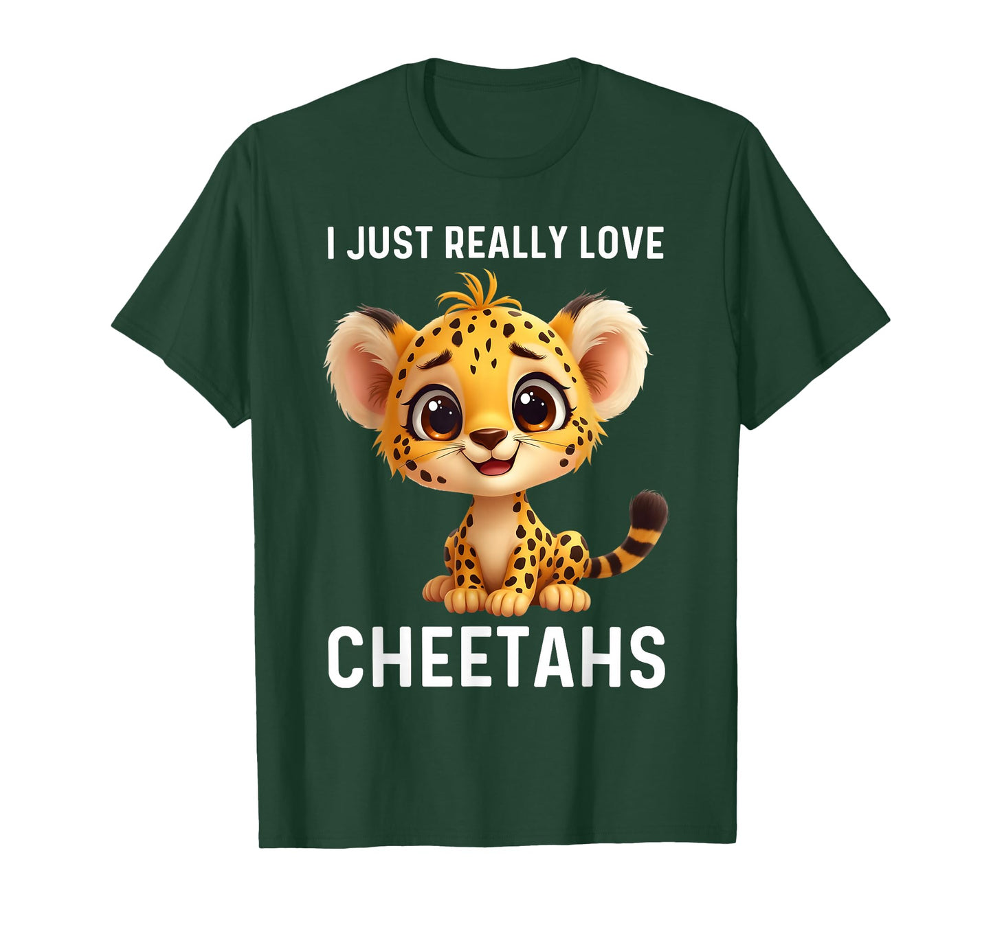 Funny Cheetah Art for Men Women Kids Animal Safari Cheetah T-Shirt