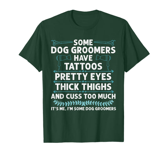 Best Dog Groomer Art for Men Women Pet Groomer Dog Grooming T-Shirt
