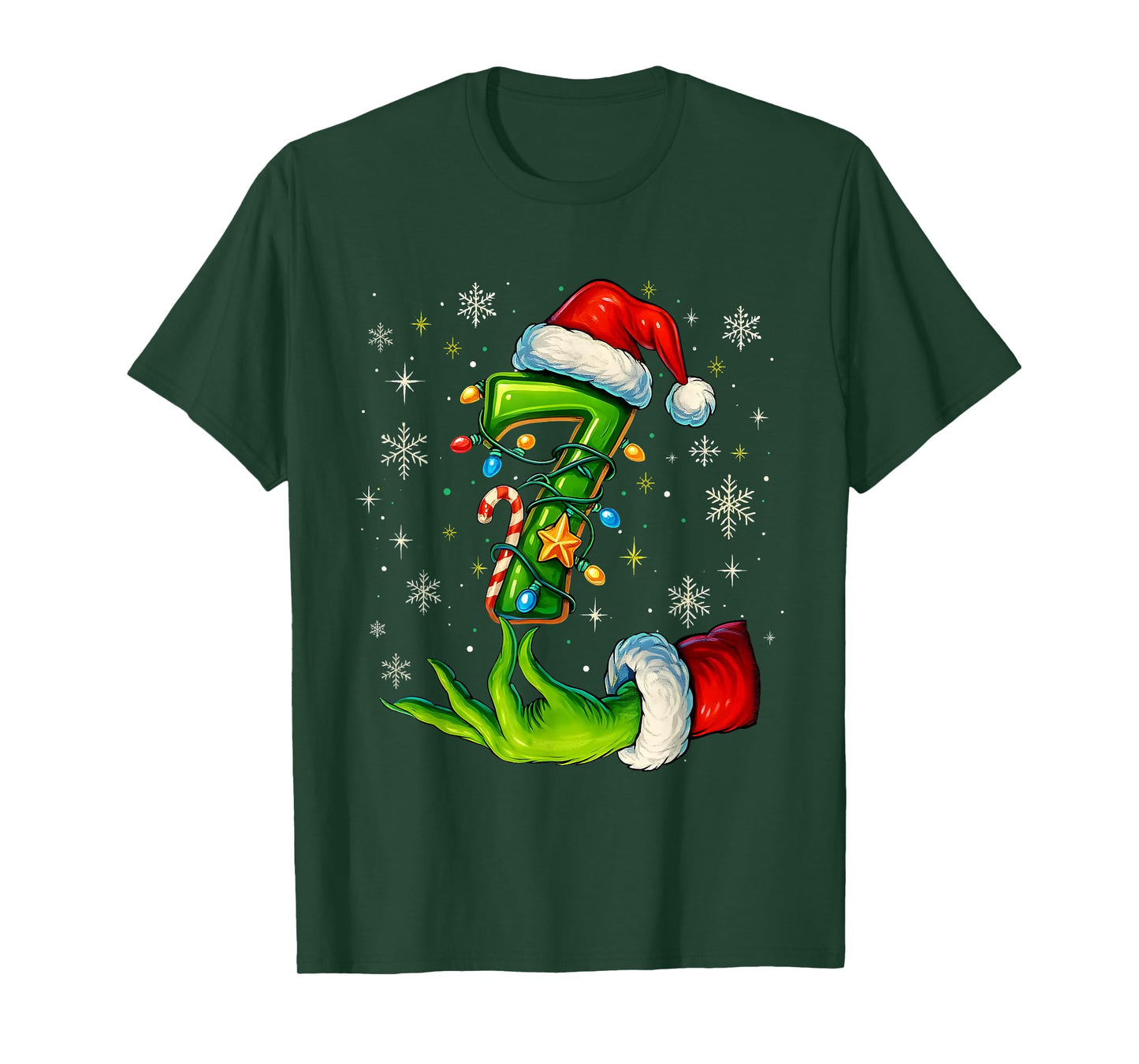 Six Seven 67 Meme Funny Christmas Couple Matching T-Shirt