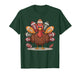 Thankful Football Turkey Thanksgiving Fall Boys Men Women T-Shirt