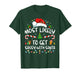 Most Likely to Get Sassy with Santa Funny Family Christmas T-Shirt