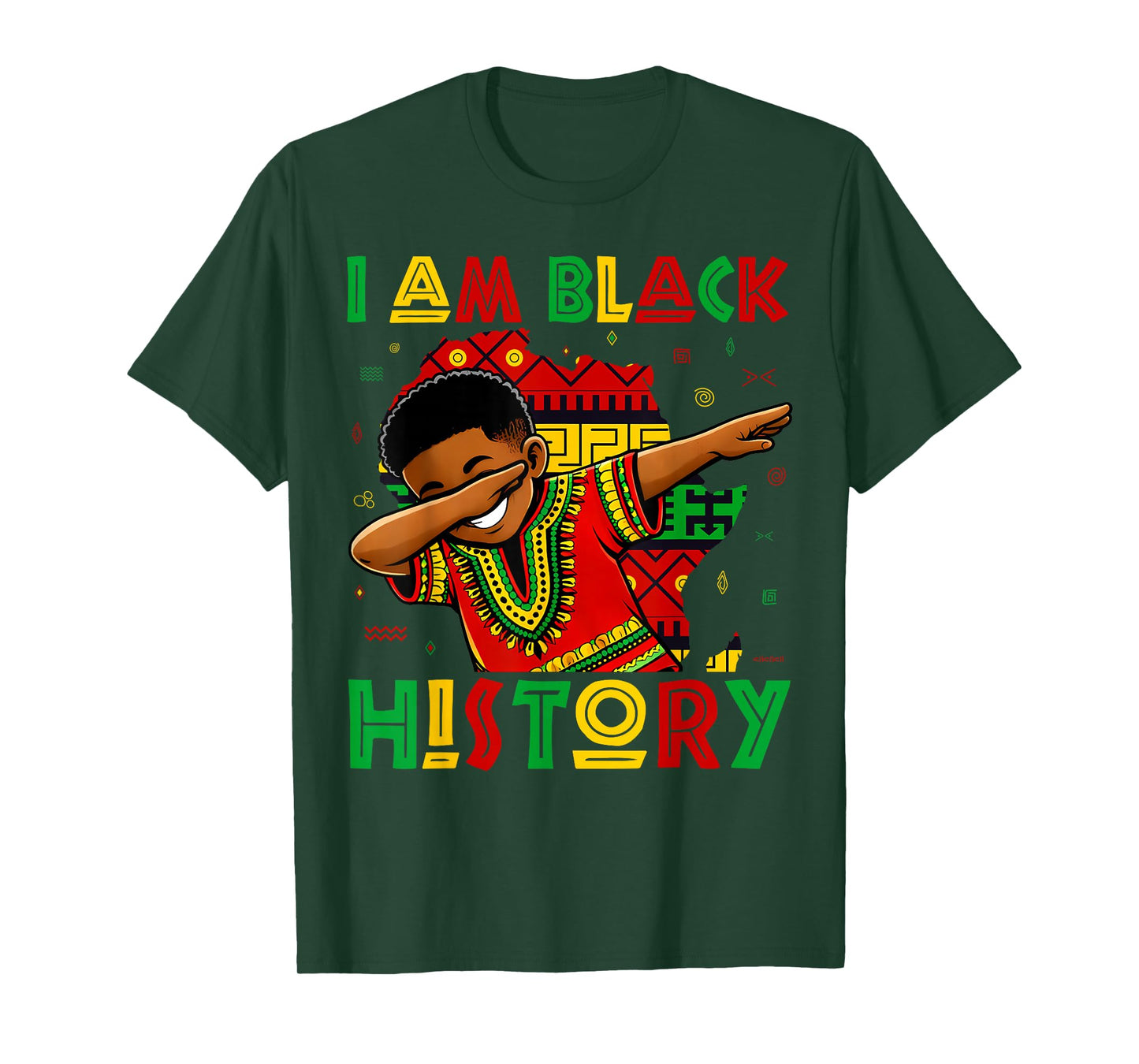 I Am Black History African American Boys Black History Month T-Shirt