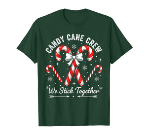Candy Cane Squad Christmas Shirt Family Matching Pajamas T-Shirt