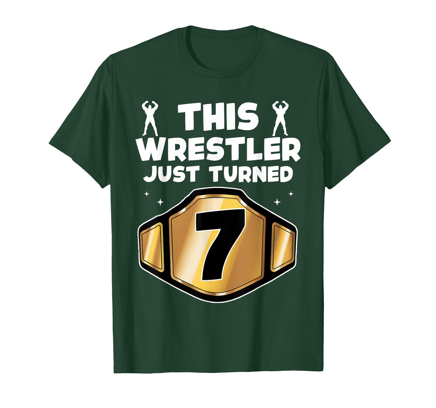 7th Wrestling Birthday This Wrestler Just Turned 7 Boys T-Shirt