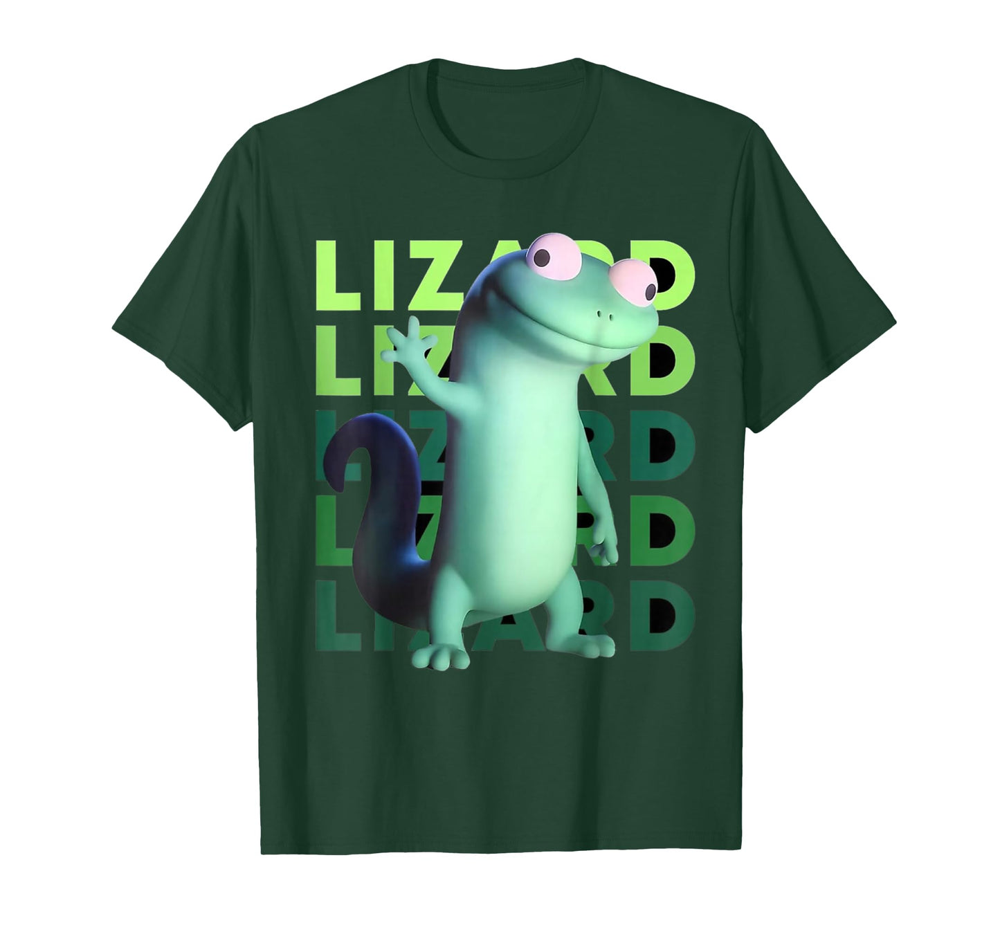 Funny Weirdcore Lizard Meme | 3D Surreal Animal T-Shirt