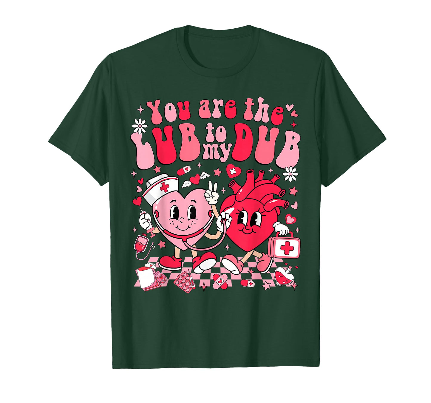 You're The Lube to My Dub CVICU Valentine Cardiac Nurse T-Shirt